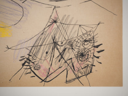 Guillaume CORNEILLE : La belle passante - Lithographie signée