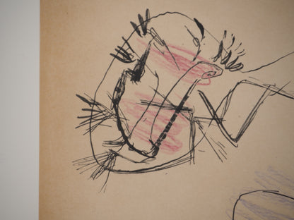 Guillaume CORNEILLE : La belle passante - Lithographie signée