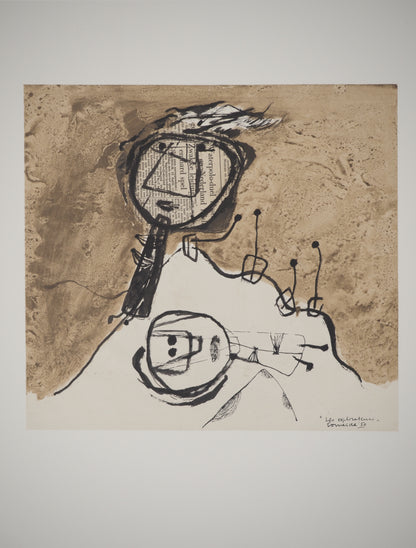 Guillaume CORNEILLE : Les explorateurs - Lithographie signée