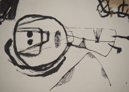 Guillaume CORNEILLE : Les explorateurs - Lithographie signée