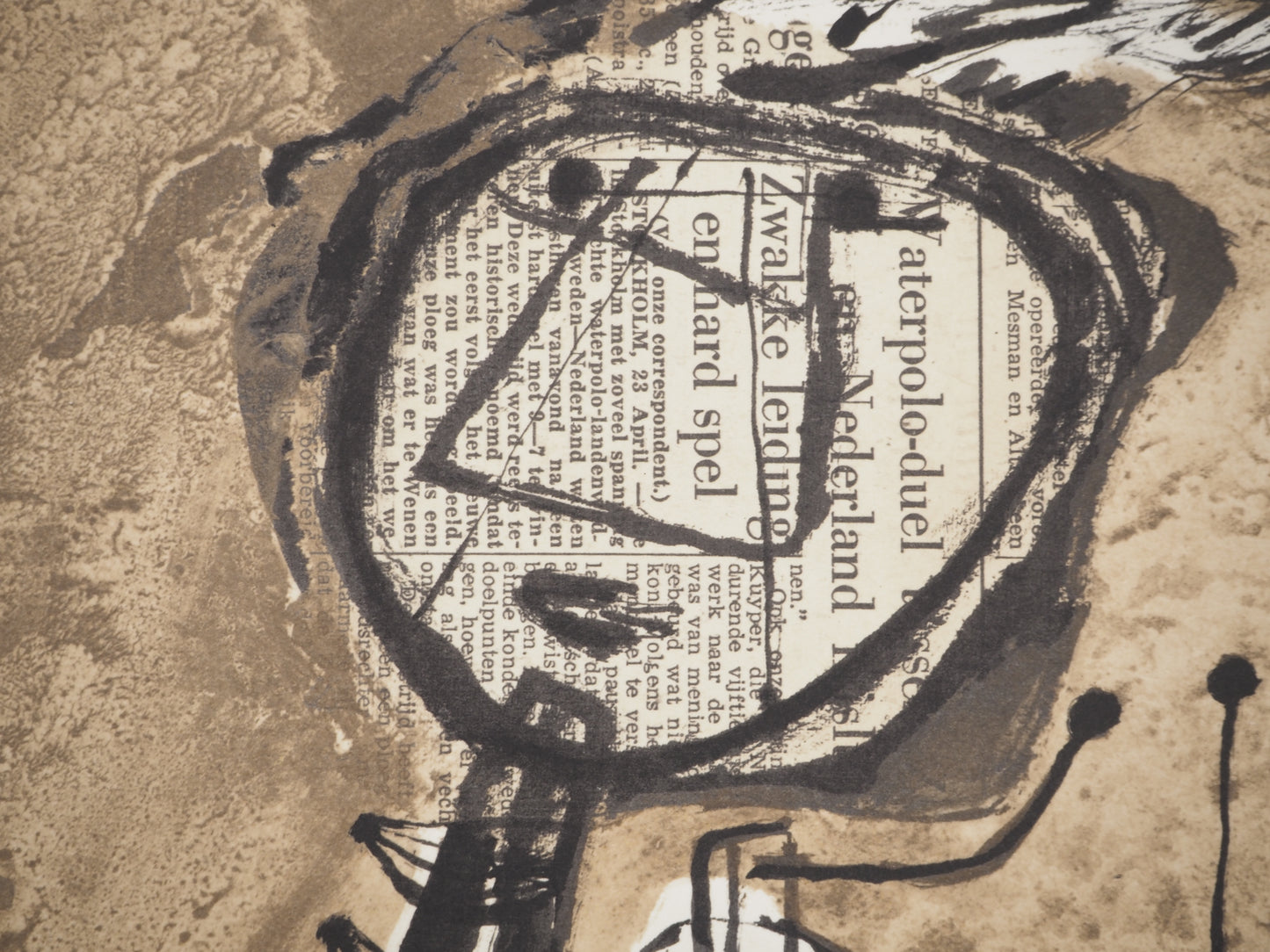 Guillaume CORNEILLE : Les explorateurs - Lithographie signée
