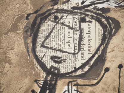 Guillaume CORNEILLE : Les explorateurs - Lithographie signée