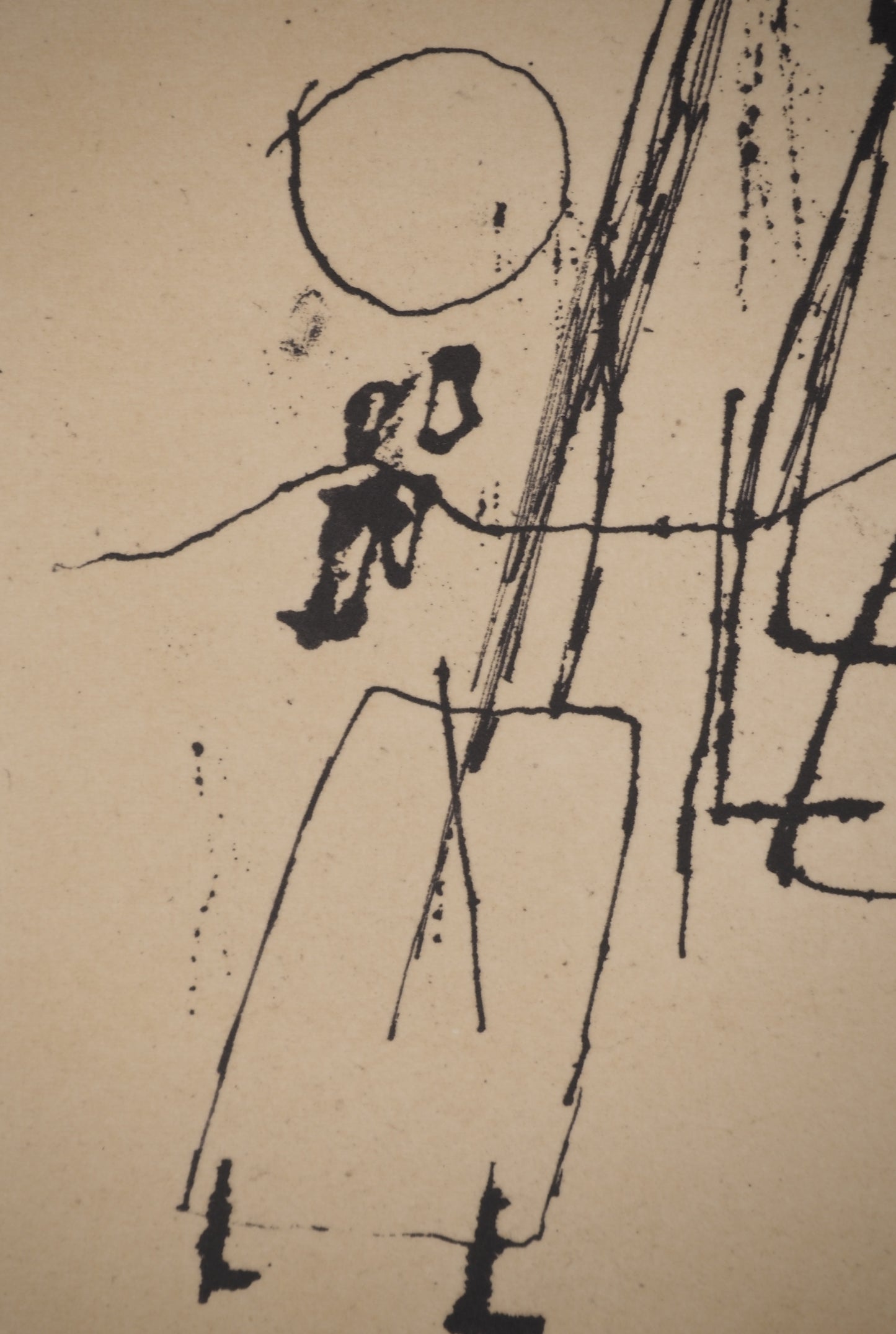 Guillaume CORNEILLE : Les joueurs - Lithographie signée