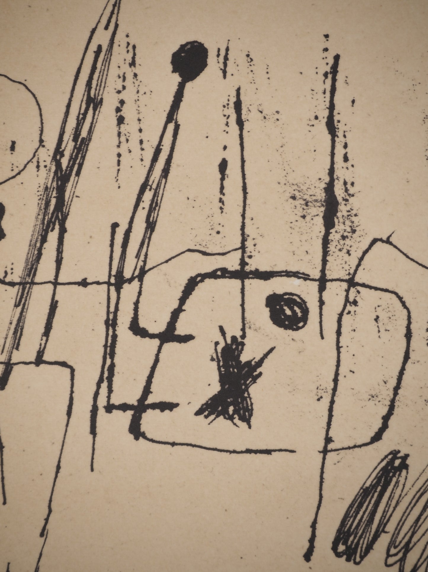 Guillaume CORNEILLE : Les joueurs - Lithographie signée