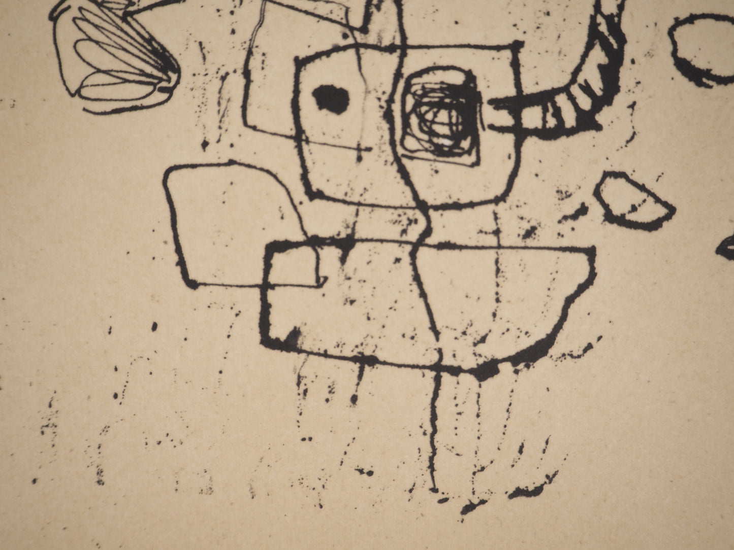 Guillaume CORNEILLE : Le chemin vers la maison - Lithographie signée