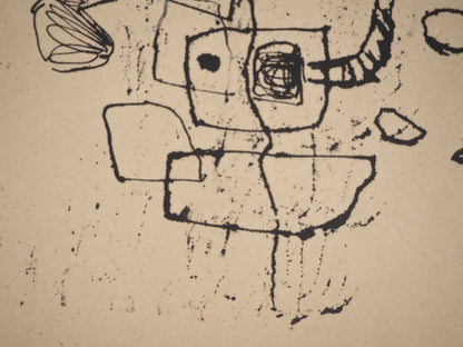 Guillaume CORNEILLE : Le chemin vers la maison - Lithographie signée