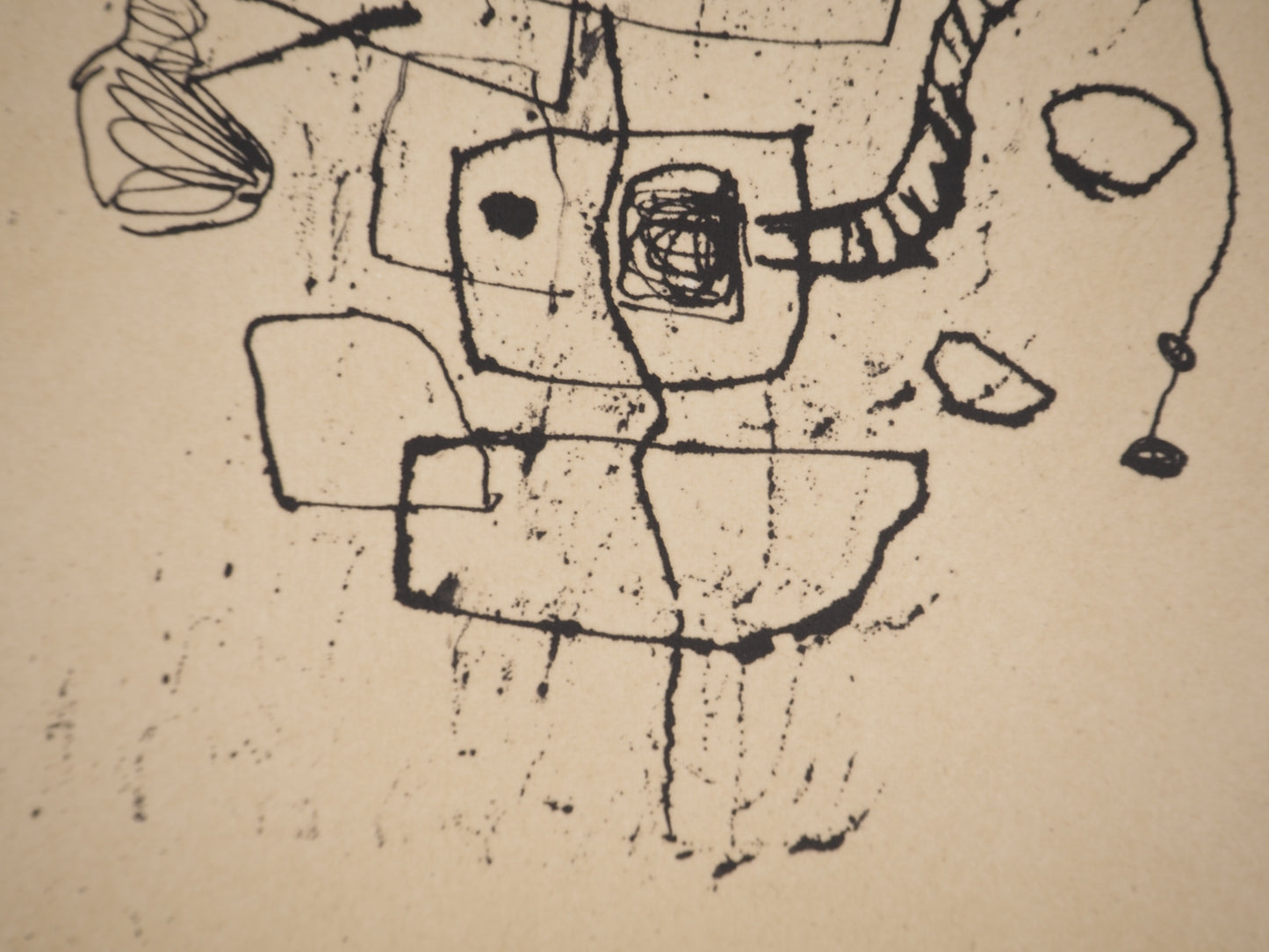 Guillaume CORNEILLE : Le chemin vers la maison - Lithographie signée