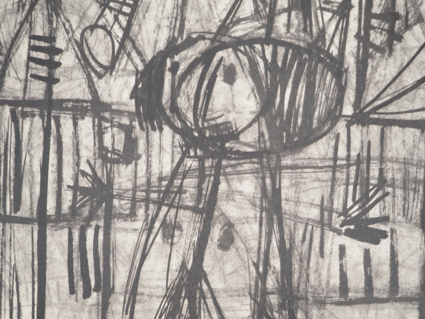Guillaume CORNEILLE : Spectateurs joyeux au 200 - Lithographie signée