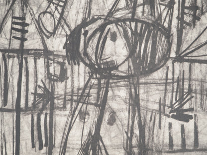 Guillaume CORNEILLE : Spectateurs joyeux au 200 - Lithographie signée