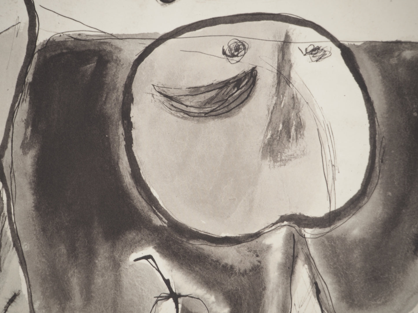 Guillaume CORNEILLE : Couple rêvant de voyage - Lithographie signée