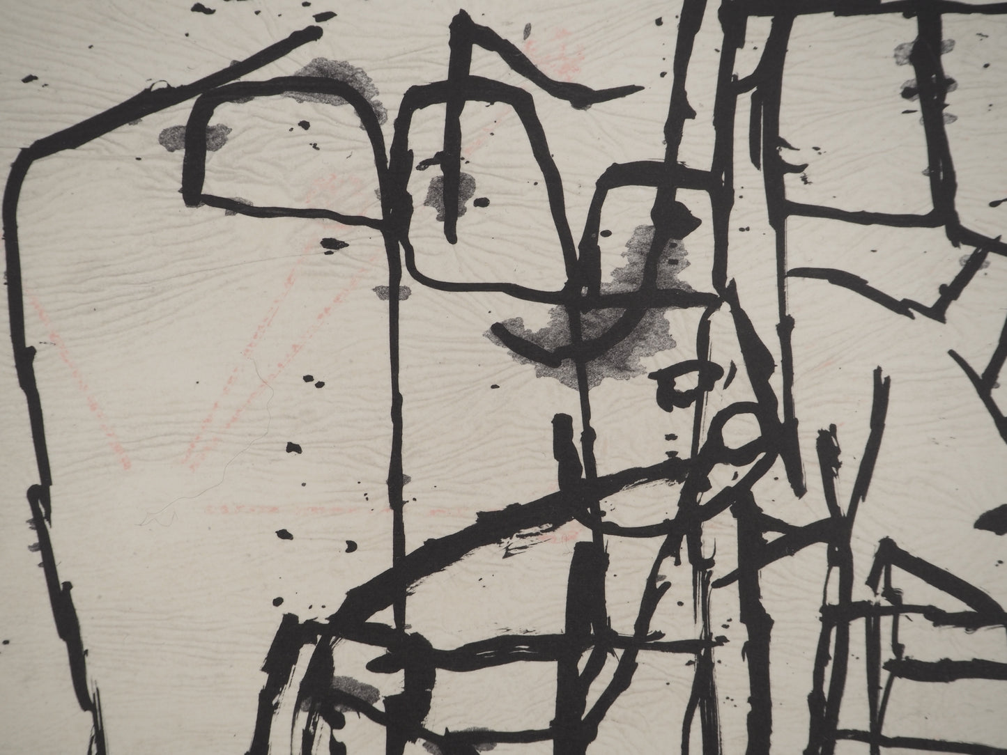 Guillaume CORNEILLE : Petit personnage pensif - Lithographie signée