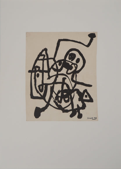 Guillaume CORNEILLE : Confusion - Lithographie signée