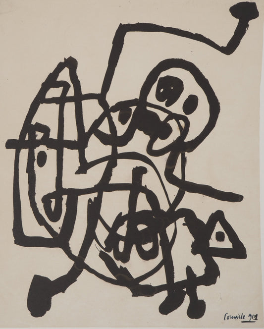 Guillaume CORNEILLE : Confusion - Lithographie signée