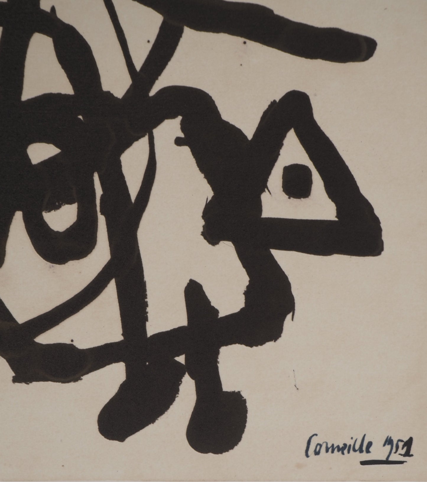 Guillaume CORNEILLE : Confusion - Lithographie signée