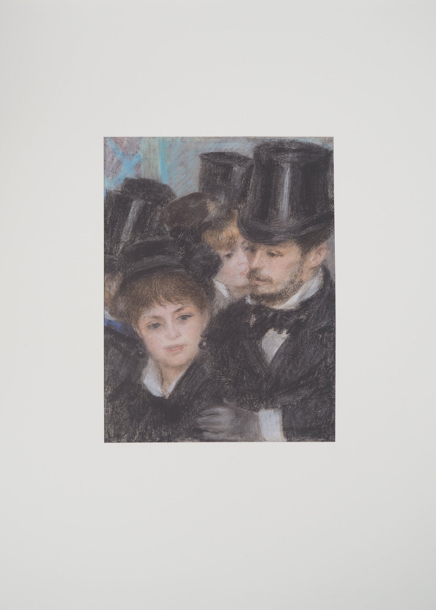 Pierre Auguste RENOIR : Couple en promenade - Lithographie