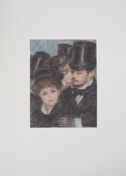 Pierre Auguste RENOIR : Couple en promenade - Lithographie