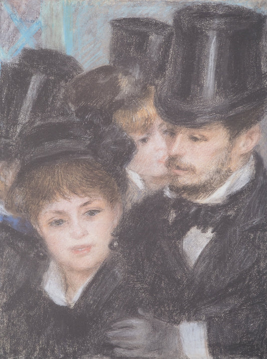 Pierre Auguste RENOIR : Couple en promenade - Lithographie