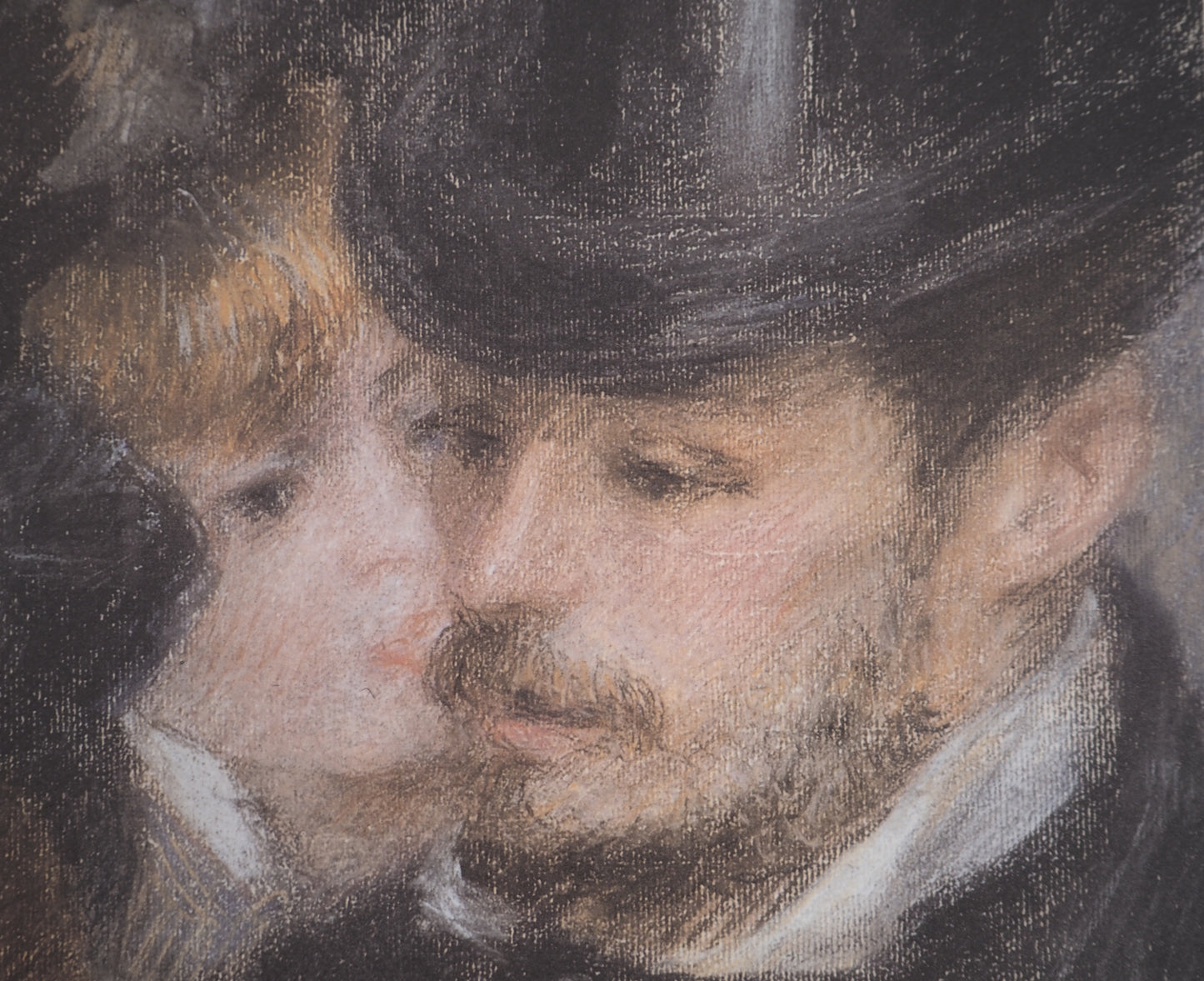 Pierre Auguste RENOIR : Couple en promenade - Lithographie
