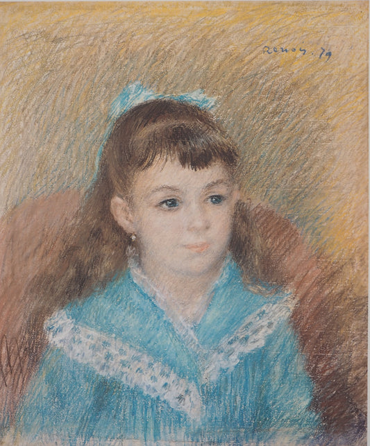 Pierre Auguste RENOIR : Portrait d'Elisabeth Maître - Lithographie signée