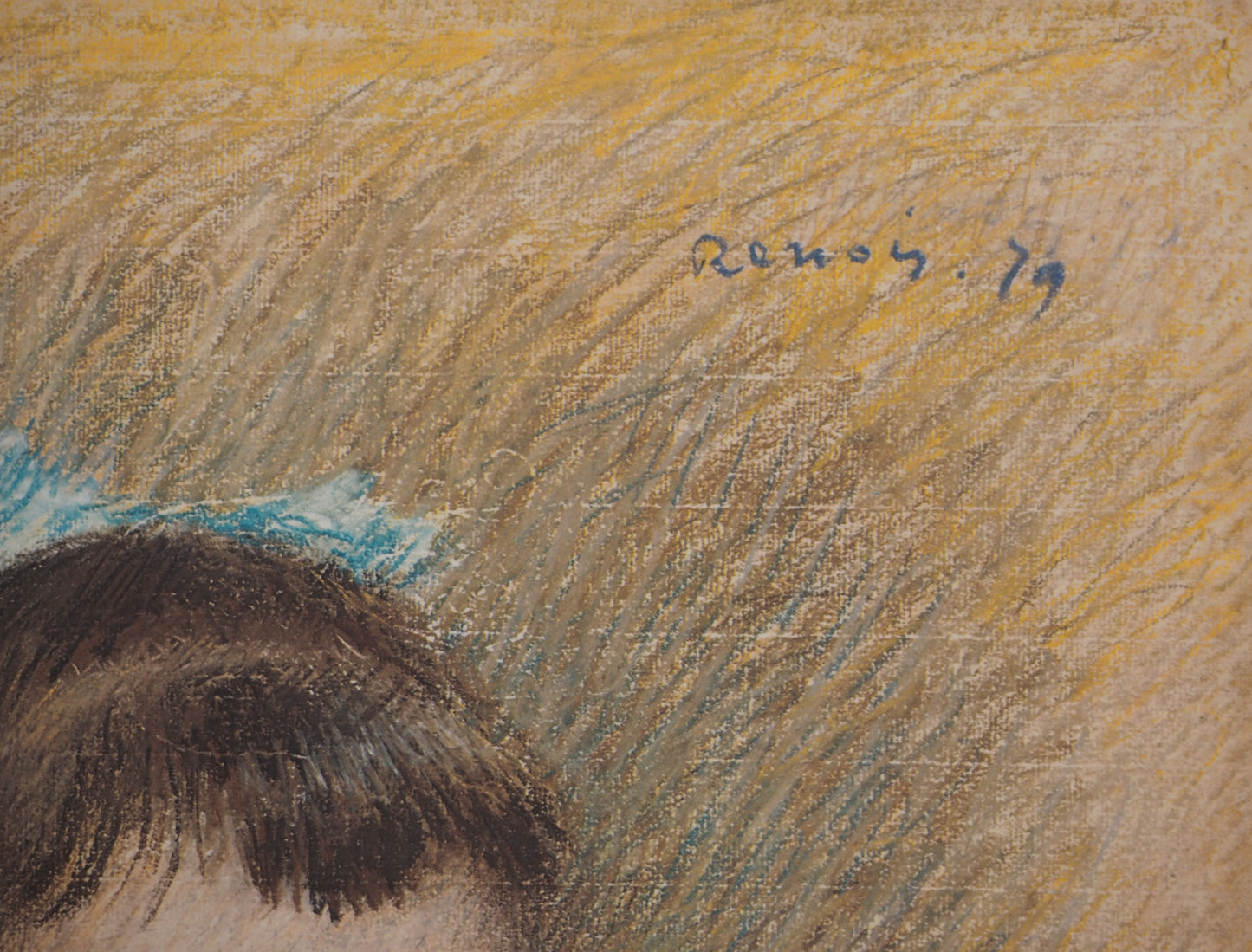 Pierre Auguste RENOIR : Portrait d'Elisabeth Maître - Lithographie signée