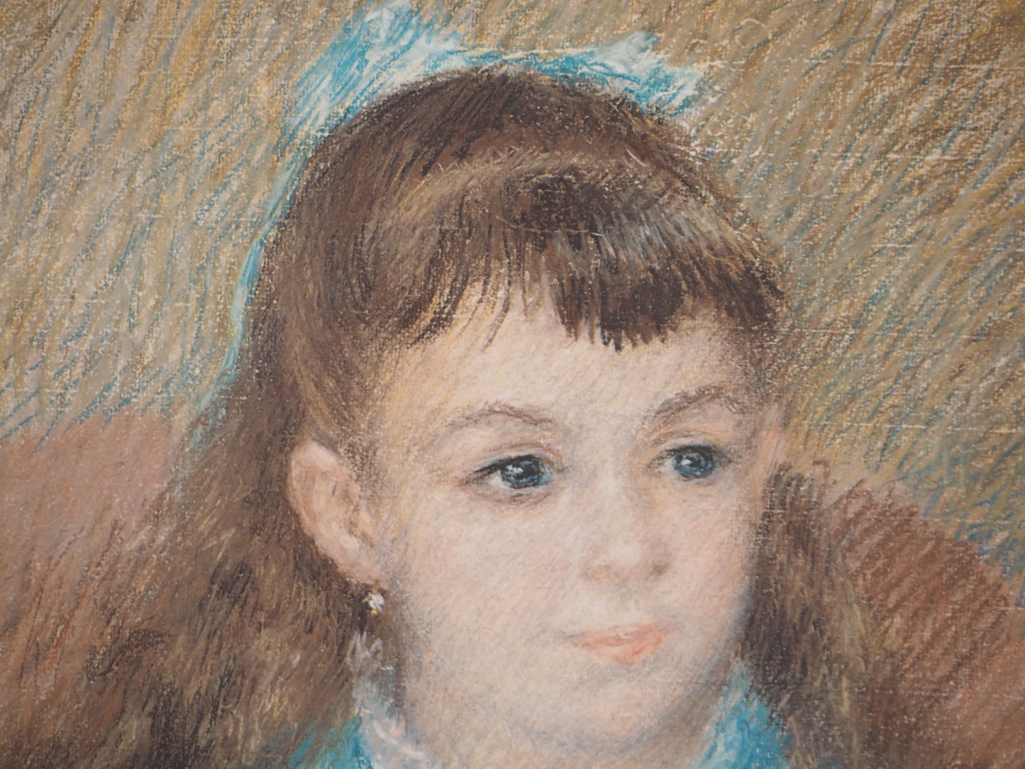 Pierre Auguste RENOIR : Portrait d'Elisabeth Maître - Lithographie signée