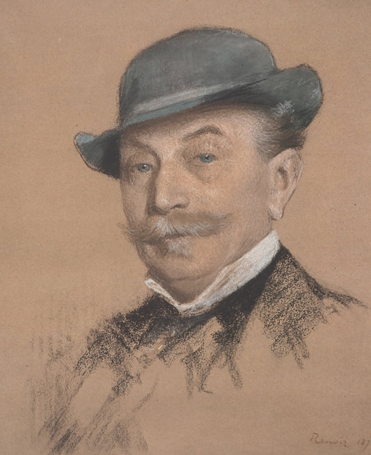 Pierre Auguste RENOIR : Portrait de Monsieur de Brunswick - Lithographie signée