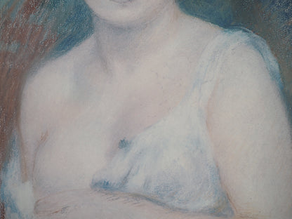 Pierre Auguste RENOIR : Portrait de Jeanne Samary - Lithographie signée
