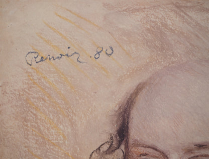 Pierre Auguste RENOIR : Paul Cézanne - Lithographie signée