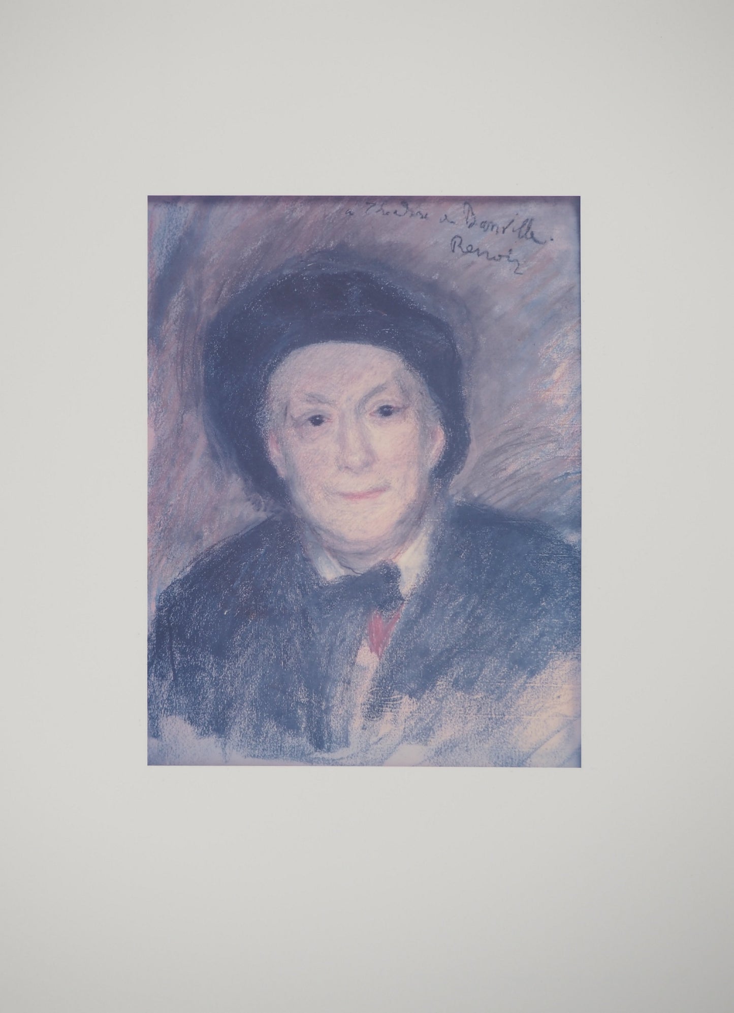Pierre Auguste RENOIR : Théodore de Banville - Lithographie signée