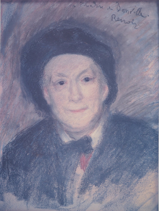 Pierre Auguste RENOIR : Théodore de Banville - Lithographie signée