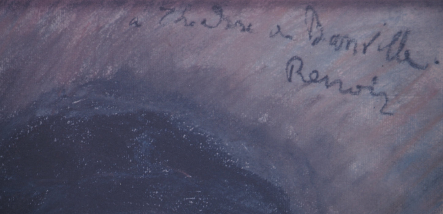 Pierre Auguste RENOIR : Théodore de Banville - Lithographie signée