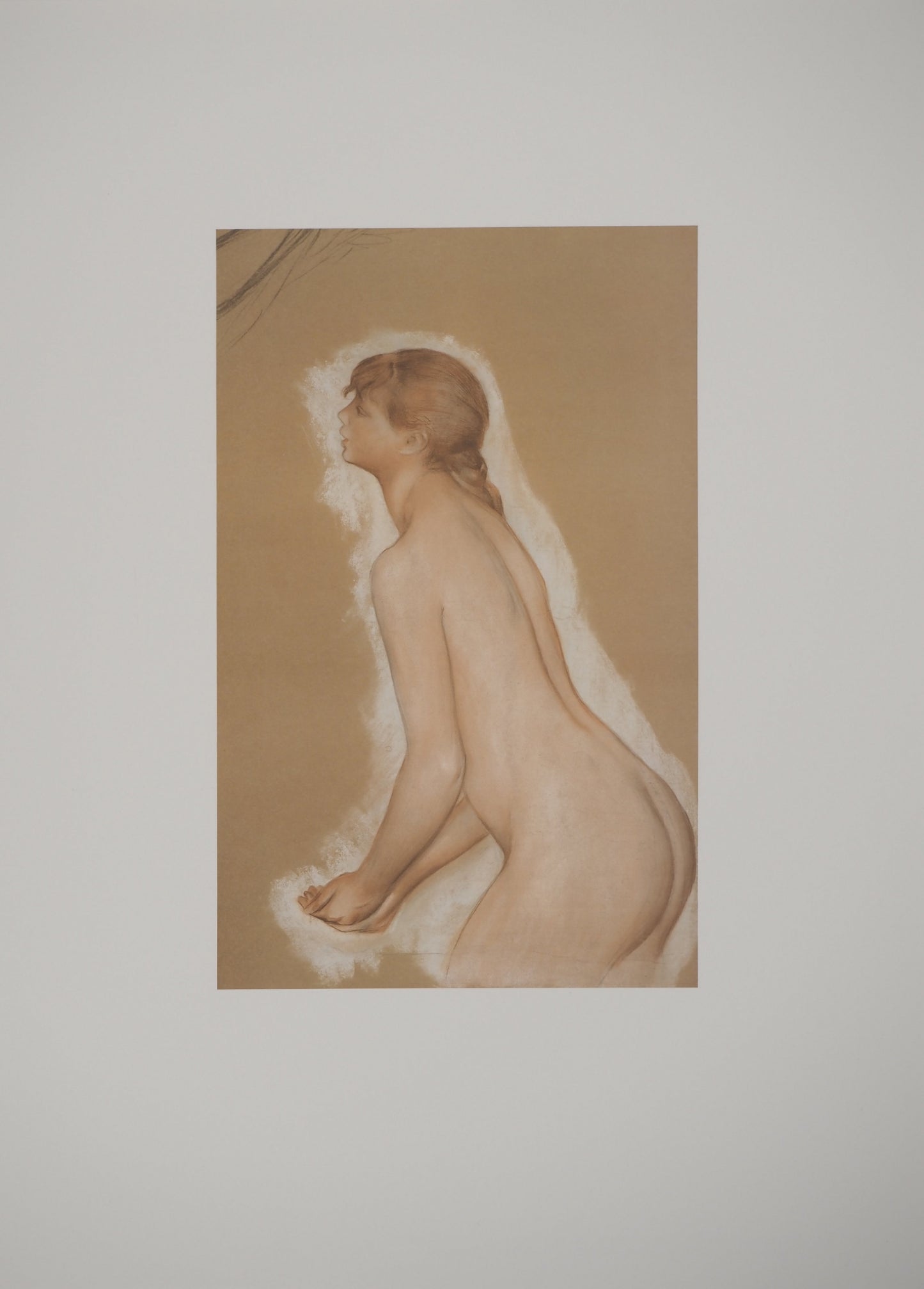 Pierre Auguste RENOIR : Etude pour "Les Baigneuses" - Lithographie