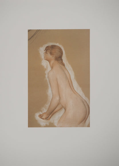 Pierre Auguste RENOIR : Etude pour "Les Baigneuses" - Lithographie