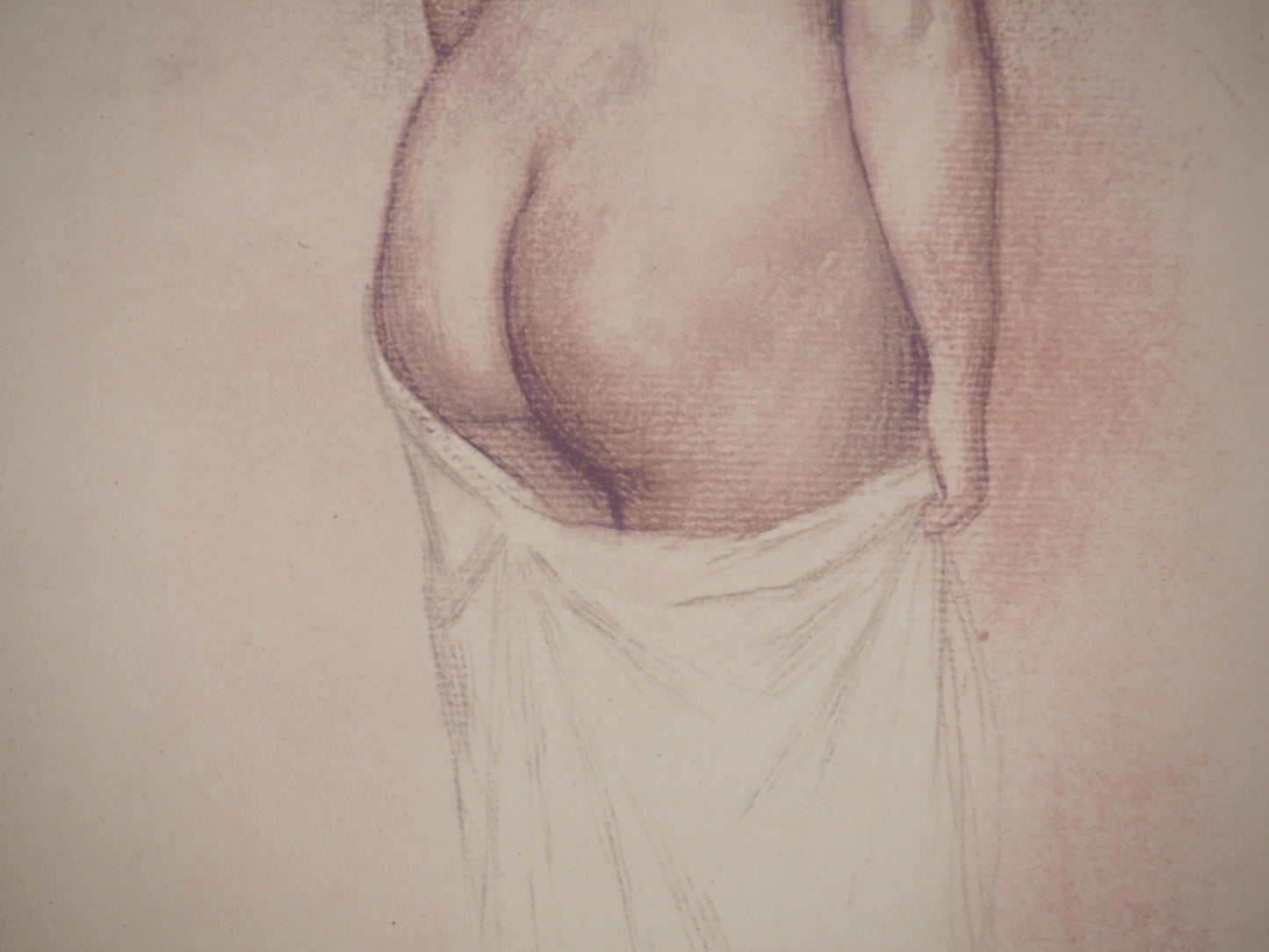 Pierre Auguste RENOIR : Nu au linge - Lithographie signée