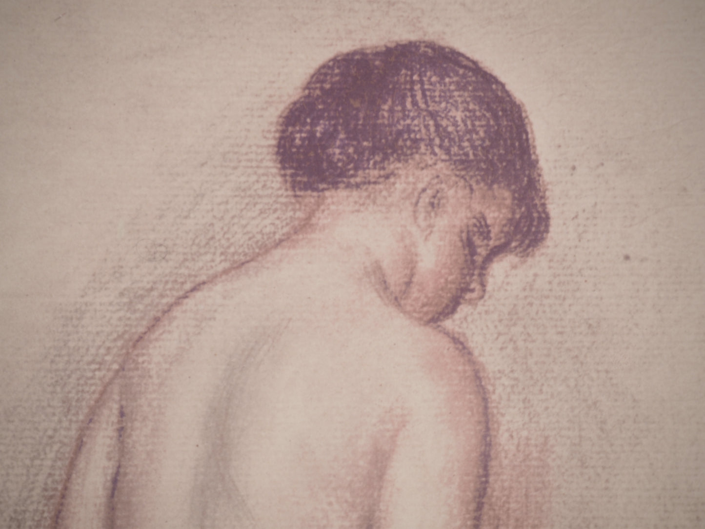 Pierre Auguste RENOIR : Nu au linge - Lithographie signée