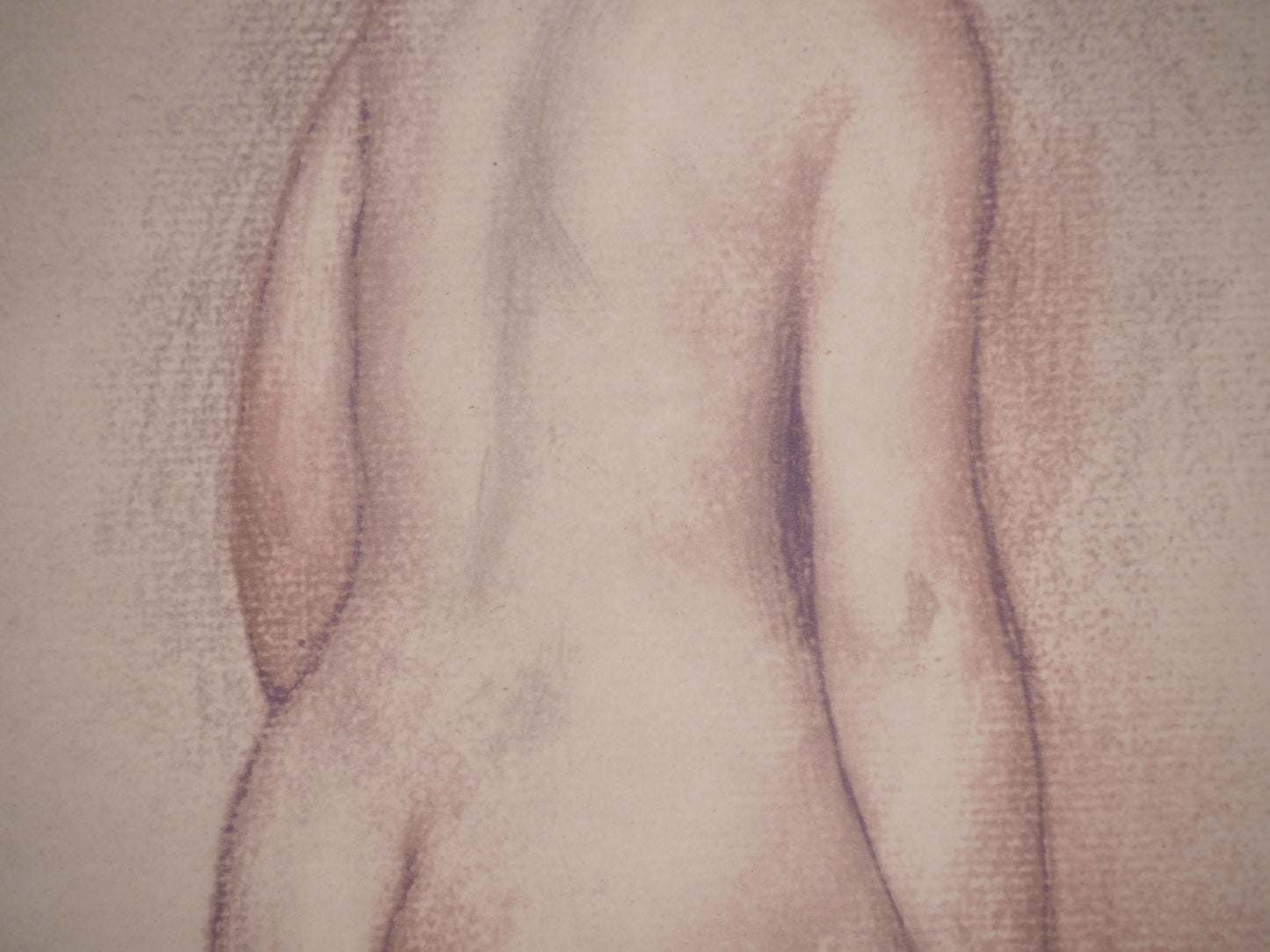 Pierre Auguste RENOIR : Nu au linge - Lithographie signée