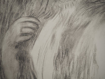 Pierre Auguste RENOIR : Jeune Fille au Chapeau de Paille - Lithographie signée