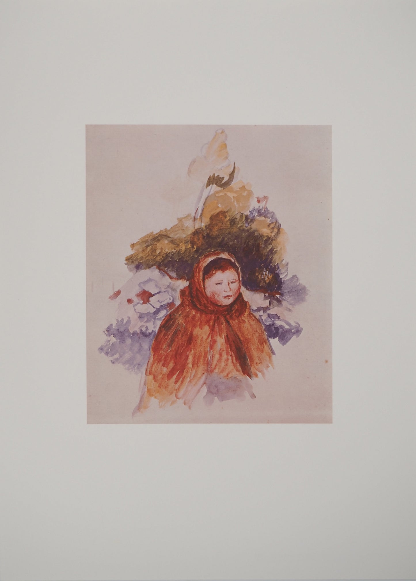 Pierre Auguste RENOIR : Jeune Paysanne - Lithographie
