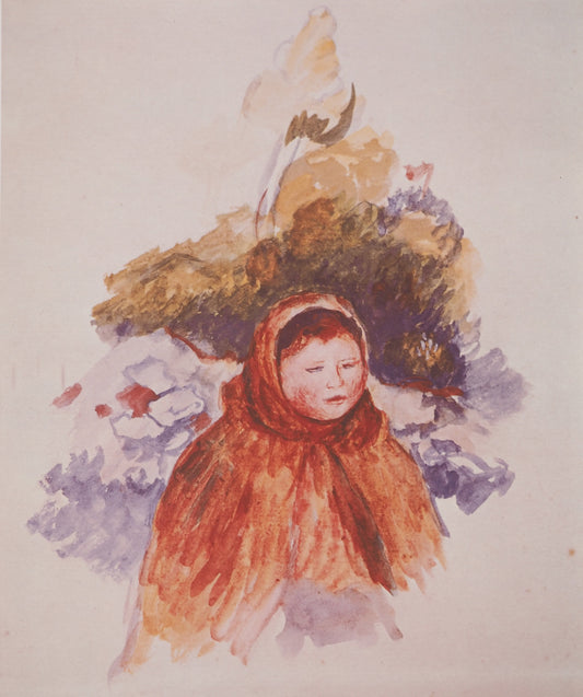 Pierre Auguste RENOIR : Jeune Paysanne - Lithographie