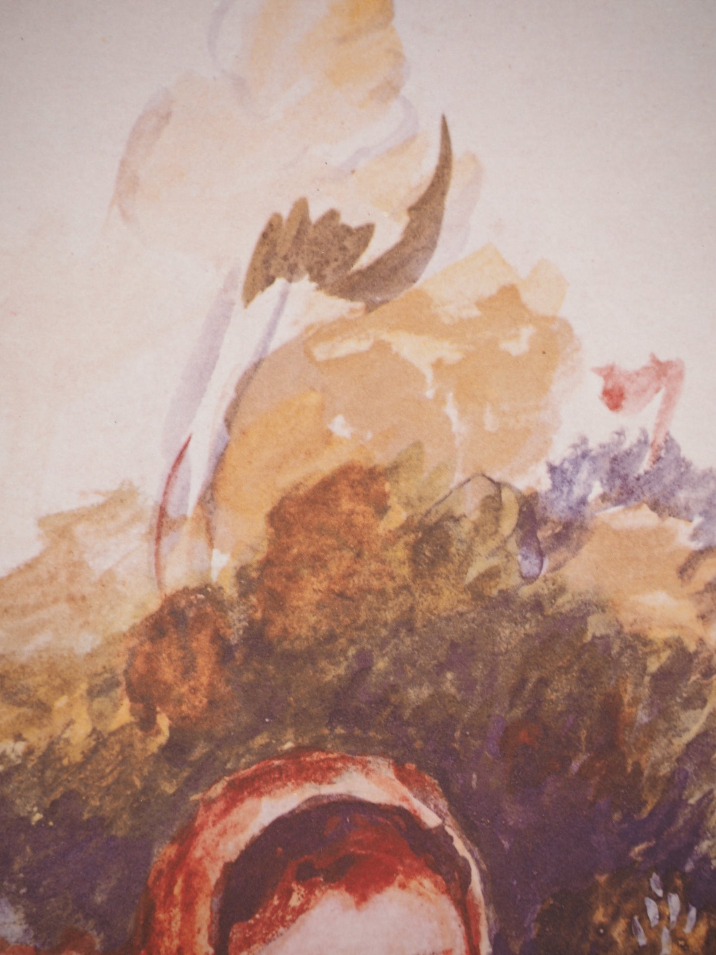 Pierre Auguste RENOIR : Jeune Paysanne - Lithographie