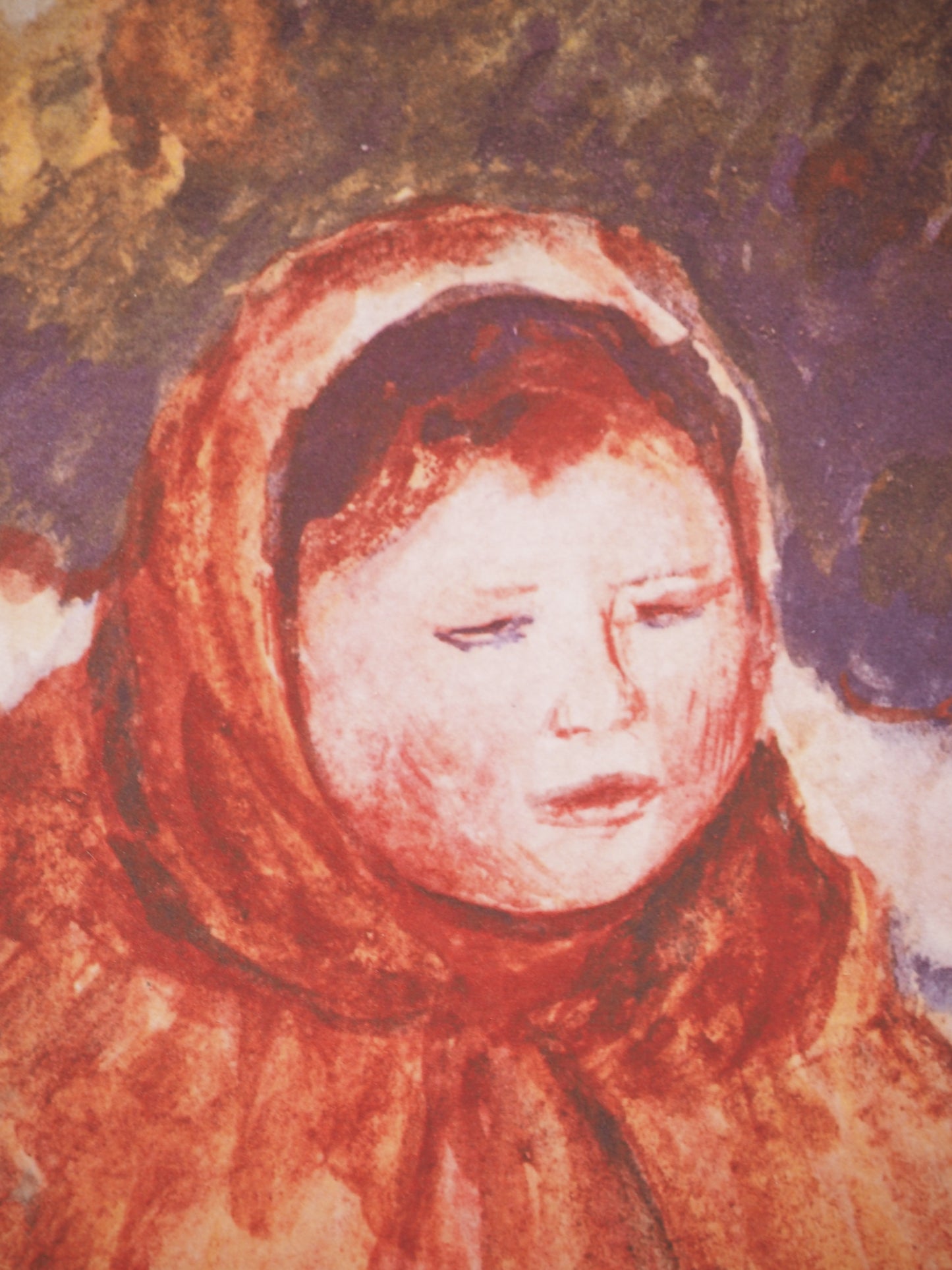 Pierre Auguste RENOIR : Jeune Paysanne - Lithographie