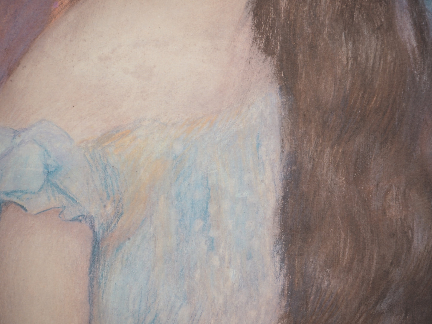 Pierre Auguste RENOIR : Portrait de Jeune Fille - Lithographie signée