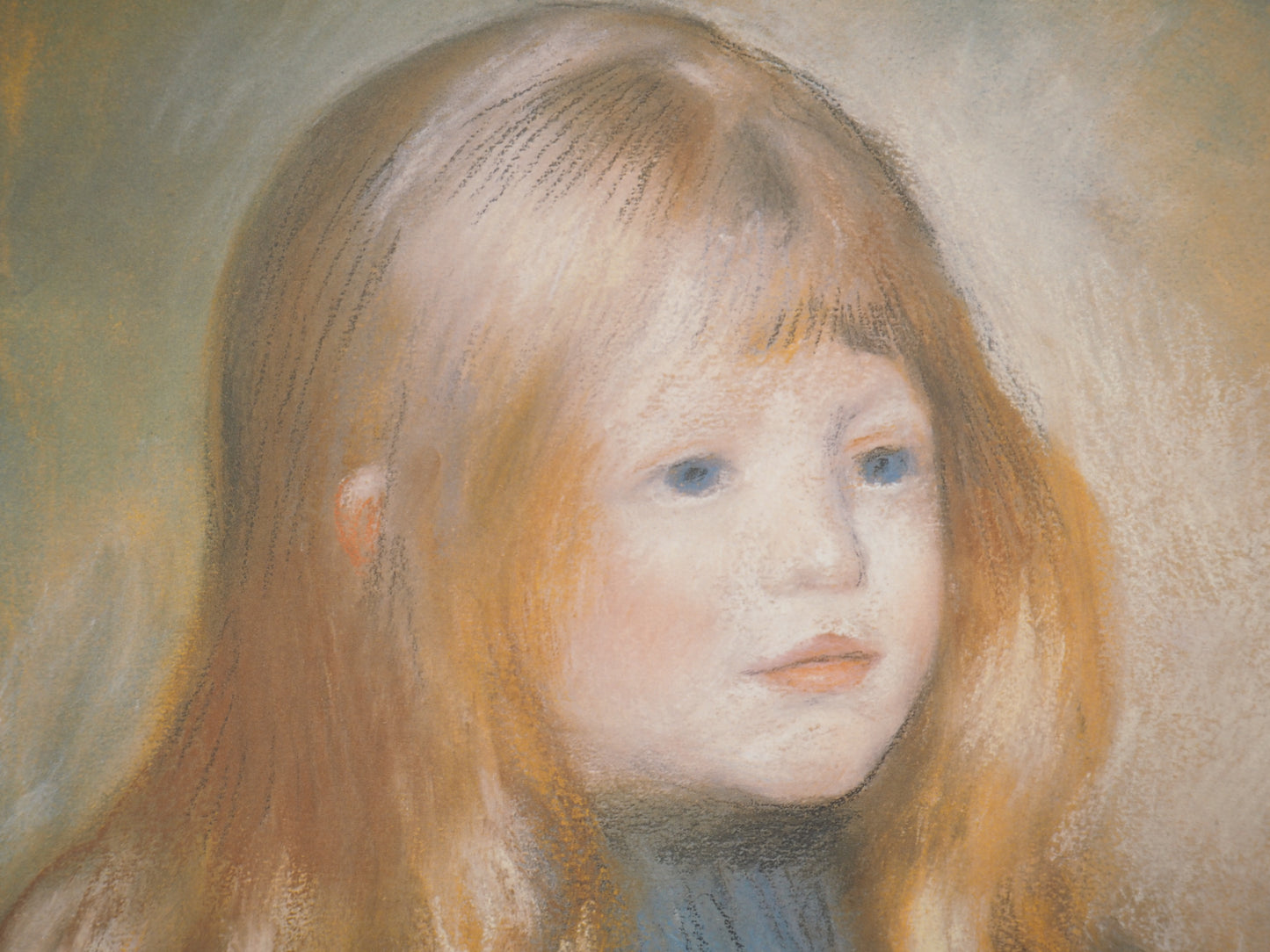 Pierre Auguste RENOIR : Portrait d'Edmond Renoir - Lithographie signée