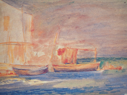 Pierre Auguste RENOIR : Maisons de Pêcheurs à Martigues - Lithographie signée