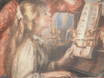 Pierre Auguste RENOIR : Jeunes Filles au Piano - Lithographie