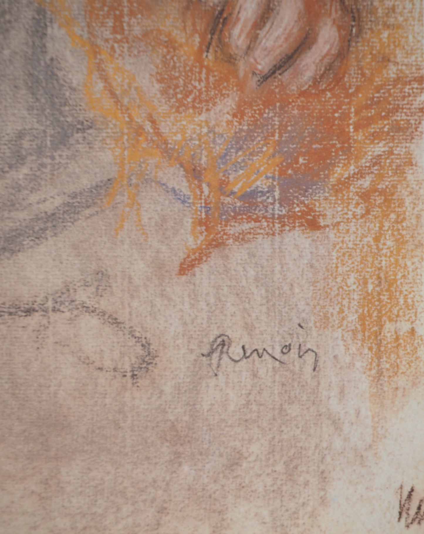 Pierre Auguste RENOIR : Portrait de Jean Renoir - Lithographie signée