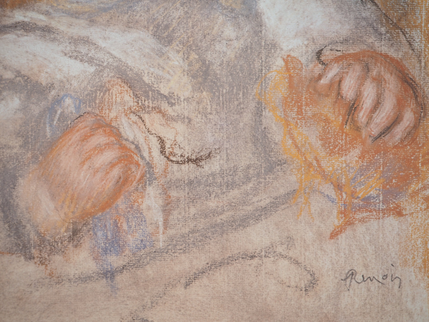 Pierre Auguste RENOIR : Portrait de Jean Renoir - Lithographie signée