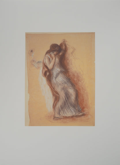 Pierre Auguste RENOIR : Etude pour "œdipe Roi" - Lithographie signée