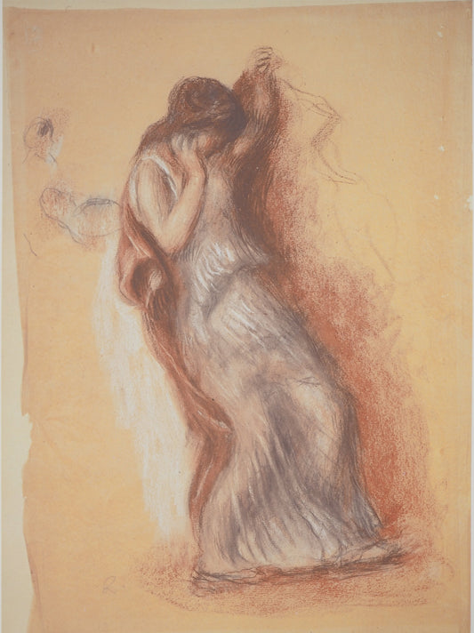 Pierre Auguste RENOIR : Etude pour "œdipe Roi" - Lithographie signée