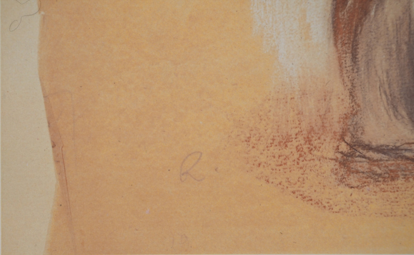 Pierre Auguste RENOIR : Etude pour "œdipe Roi" - Lithographie signée
